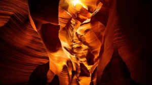 Scenic Photo of an Antelope Canyon