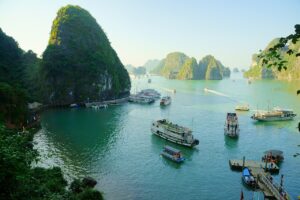 vietnam, halong bay, ship