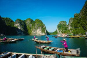 halong, vietnam, landscape