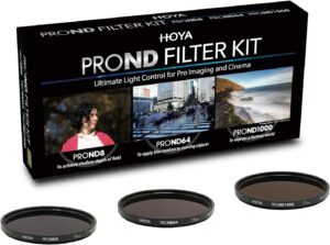 Hoya Kit Filtre Pro ND8:ND64:ND1000 D58 mm