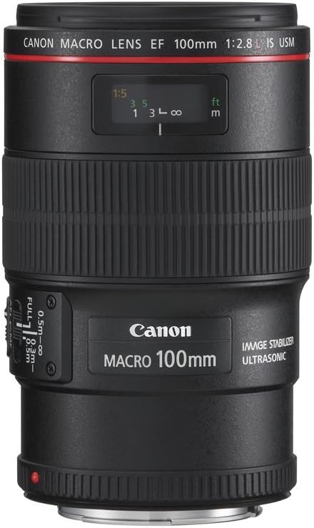 Canon EF - Macro-objectif - 100 mm - f:2.8 L Macro IS USM - Canon EF - pour EOS 1000, 1D, 50, 500, 5D, 7D, Kiss F, Kiss X2, Kiss X3, Rebel T1i, Rebel XS